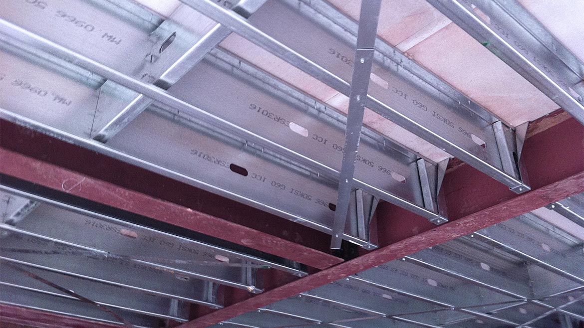 Cold-formed steel With Struct Steel And Noncombustible MGO Flooring