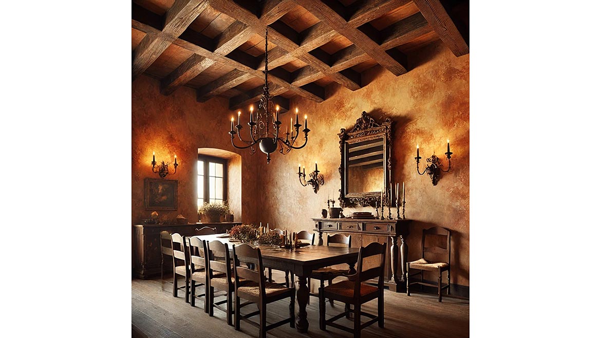 A commercial plaster project