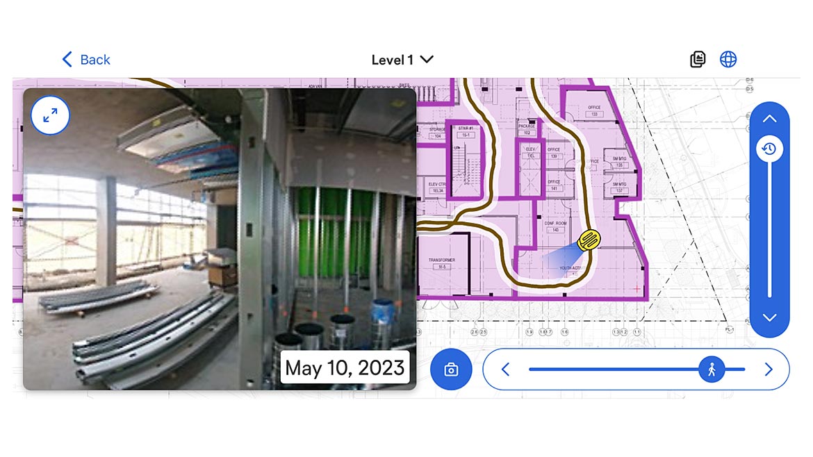 A screenshot from OpenSpace Field Notes