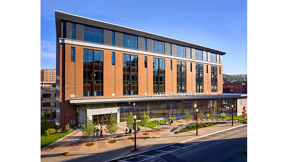 exterior shot of Duquesne University’s College of Osteopathic Medicine