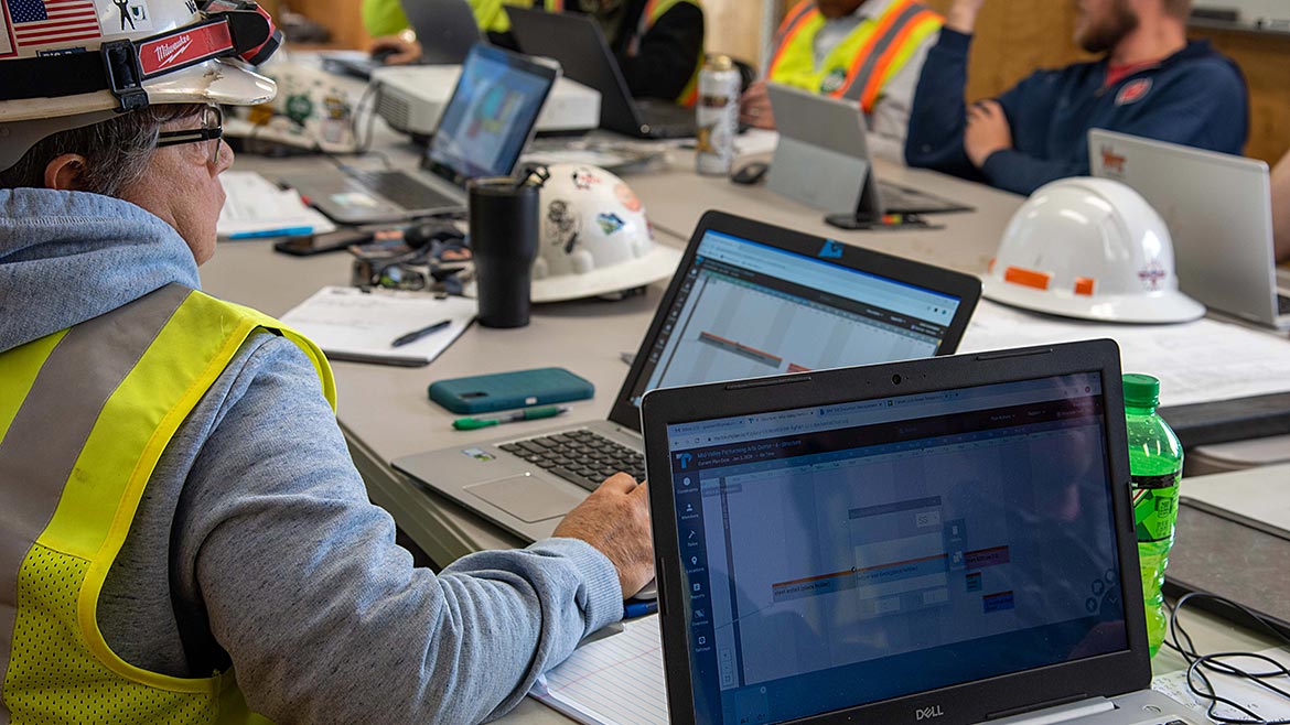 Laptops showing specs and diagrams