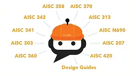 A graphic featuring building standards from American Institute of Steel Construction