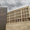 Exterior-view-of-Department-of-Labor-building-with-cloudy-sky
