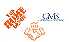 Home Depot and GMS logos