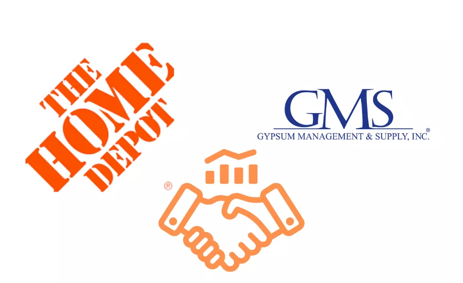 Home Depot and GMS logos
