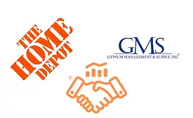 Home Depot and GMS logos