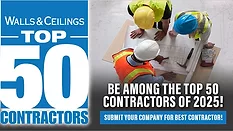 Walls & Ceilings Top 50 Contractors 2025