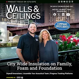 Walls & Ceilings June 2025 Cover