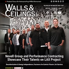 Walls & Ceilings July 2025 Cover