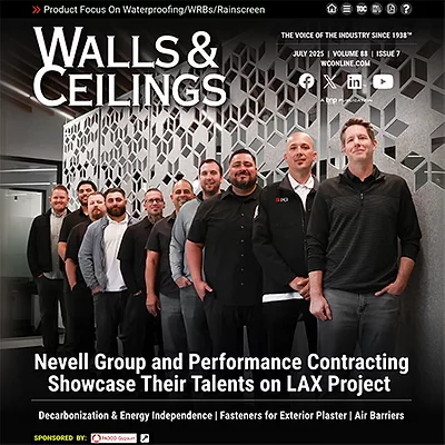 Walls & Ceilings July 2025 Cover